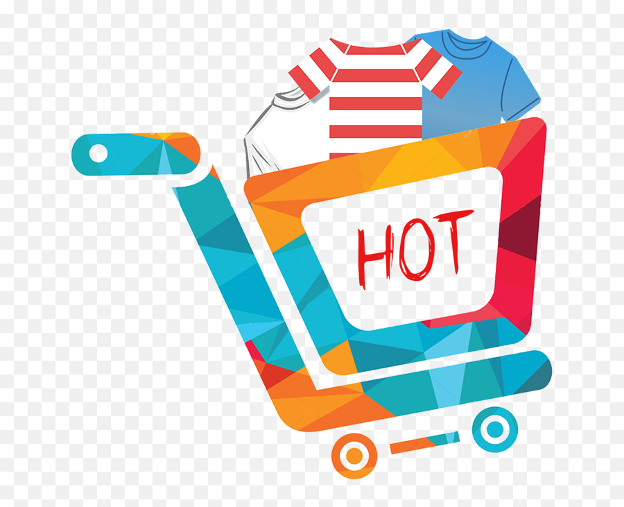 Tshirts - Online Shopping Website Logo Design Emoji,Shopping Logo