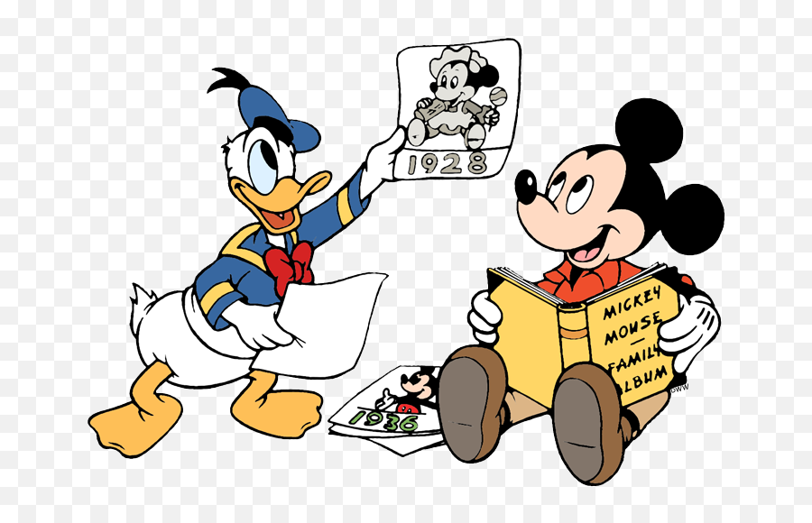Mickey Donald And Goofy Clip Art - Fictional Character Emoji,Memories Clipart