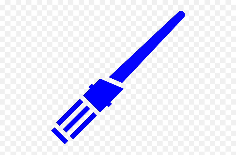 Star Wars Clipart Blue Lightsaber - Star Wars Lightsaber Vertical Emoji,Star Wars Clipart