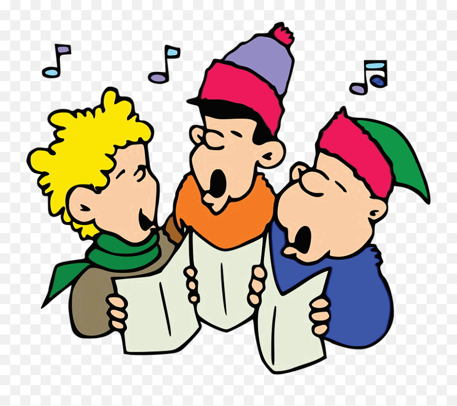 Christmas Song - Carols Clipart Emoji,Christmas Music Clipart
