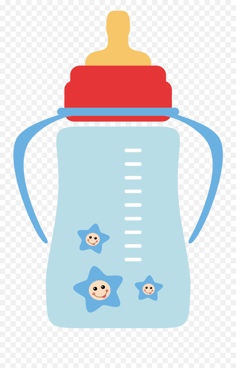 Baby Milk Bottle Clipart - Baby Bottle Png Clipart Emoji,Baby Bottle Clipart