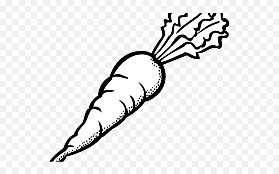 Clip Art Carrot Black And White Png - Carrot Clipart Black And White Emoji,White Clipart