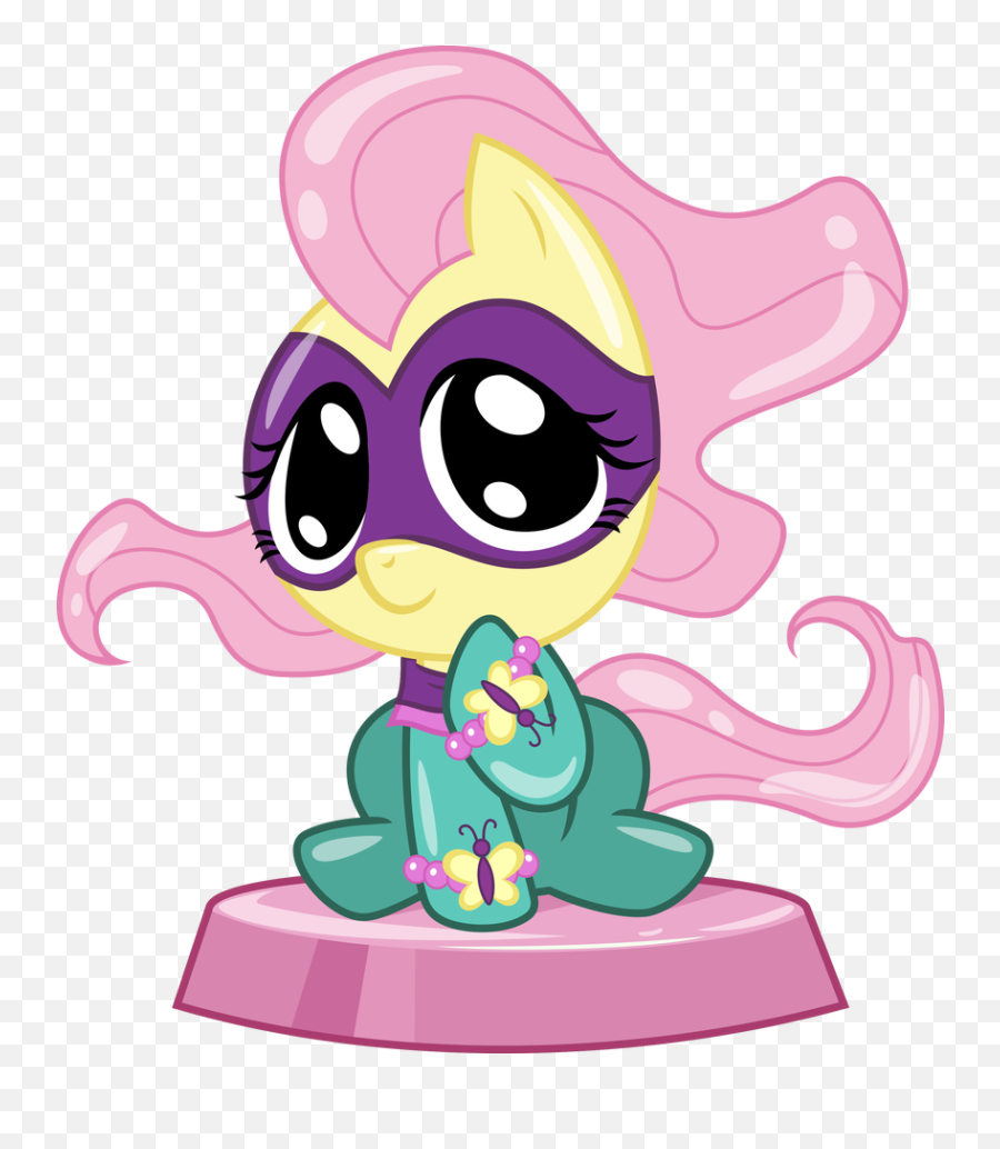 Pony Clipart Saddle - Fluttershy My Little Pony Pocket Fluttershy My Little Pony Power Ponies Emoji,Pony Clipart