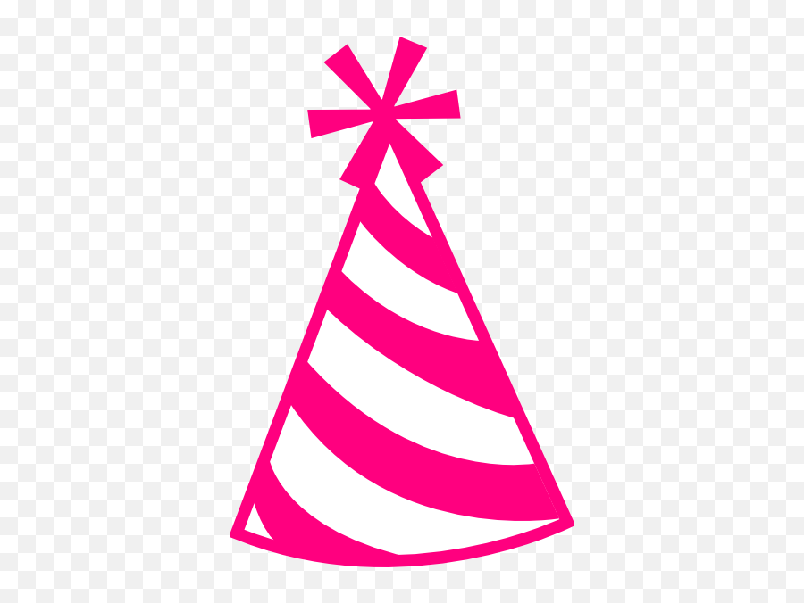 Birthday Hat Png Cartoon - Pink Party Hat Clipart Emoji,Birthday Hat Png
