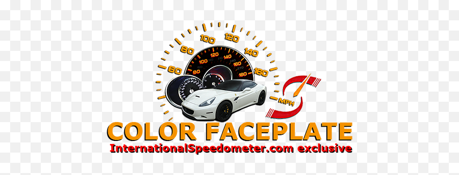 Color Face Plate International Speedometer - Automotive Paint Emoji,Speedometer Logo