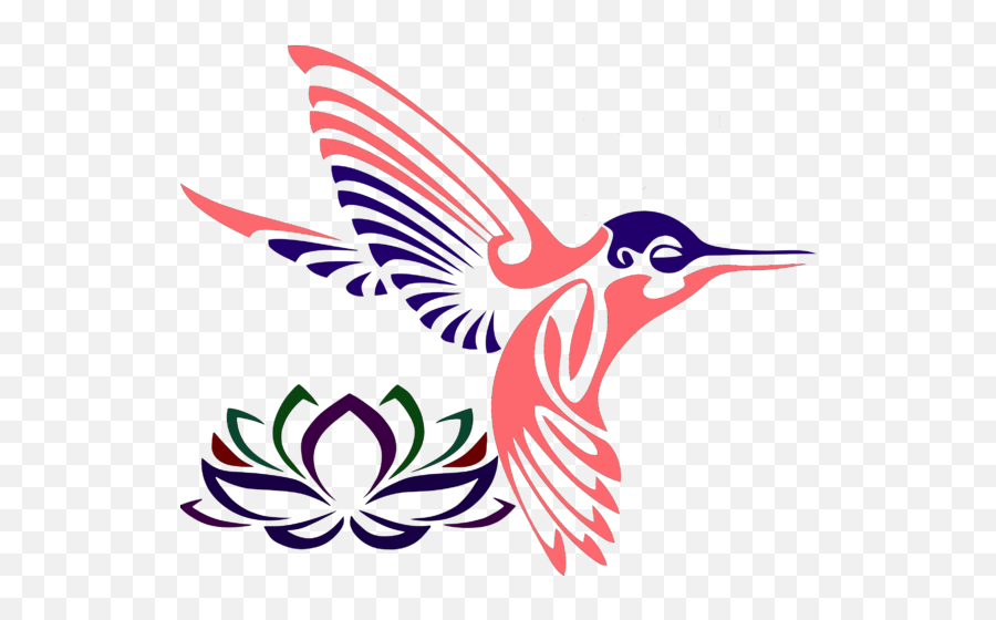 Tribal Hummingbird Silhouette - Clipart Black And White Bird Silhouette Hummingbird Clipart Emoji,Hummingbird Clipart