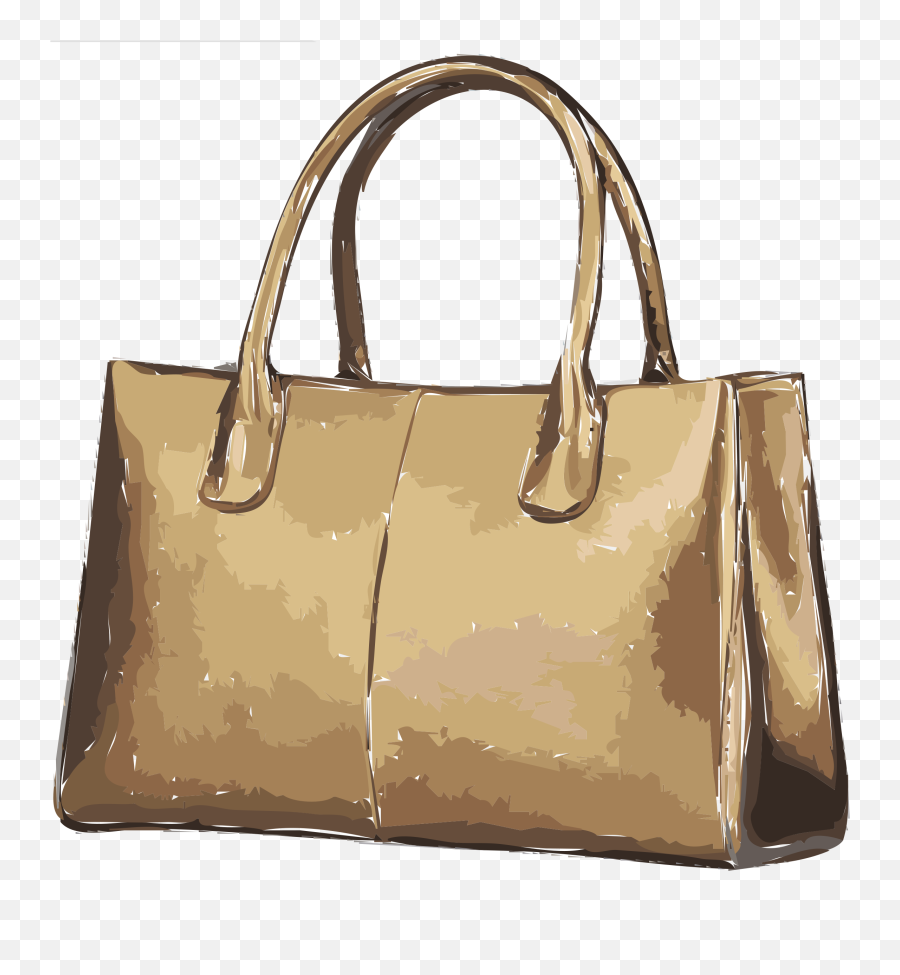 Download Hd Women Bag Clipart Designer Bag - Handbag Emoji,Designer Clipart