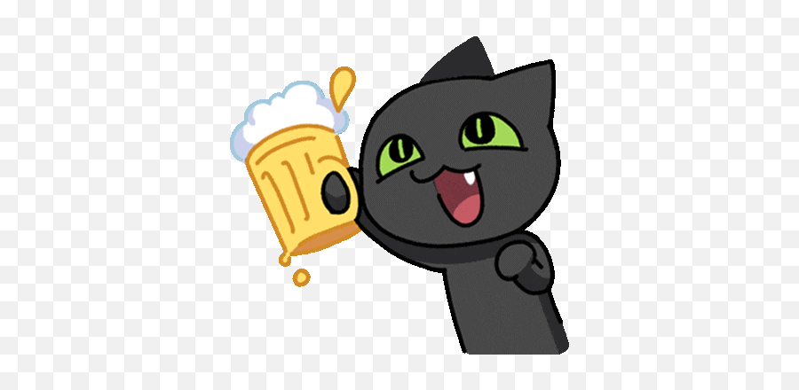 Black Cat Sticker - Black Cat Green Eyes Discover U0026 Share Gifs Emoji,Cat Eyes Clipart