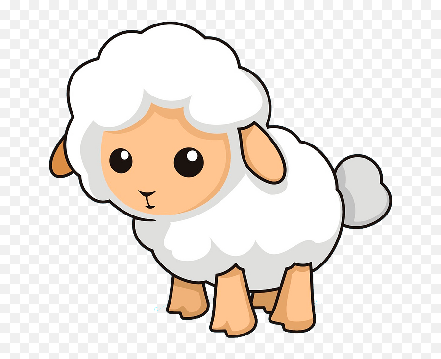 Little Lamb Clipart - Cute Little Lamb Lamb Clipart Emoji,Lamb Clipart