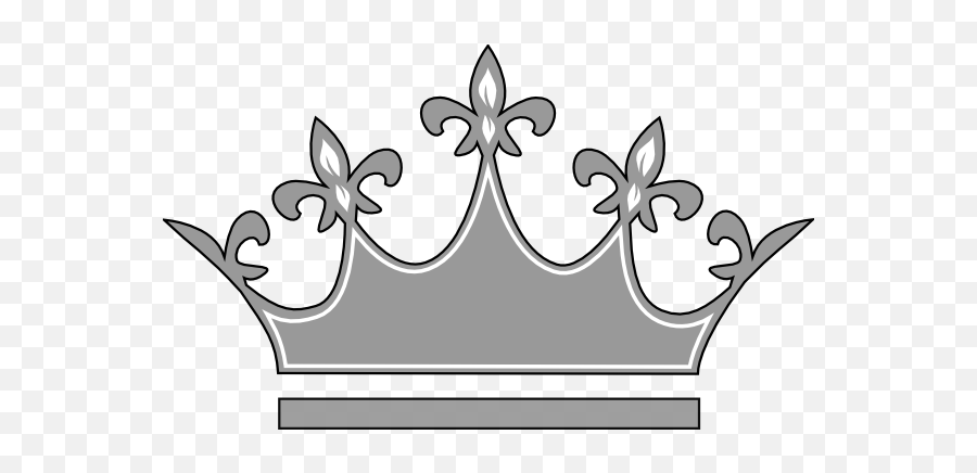 Use Grey Princess Crown Clipart - Pageant Crown Clip Art Emoji,Princess Crown Clipart