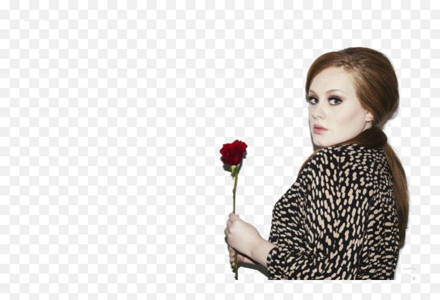 Adele Red Rose Transparent Png Png Play Emoji,Red Rose Transparent Background