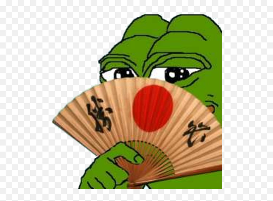 Download Hd Smug Frog - Sad Frog Pepe Japanese Transparent Emoji,Sad Frog Png