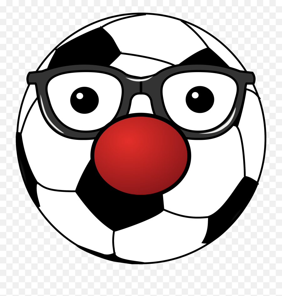 Funny Soccer Ball Clipart - Soccer Ball Clipart Funny Emoji,Soccer Ball Clipart