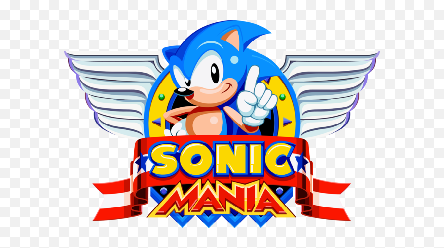 Sonic Mania Title Gif Transparent Png - Sonic Mania Logo Hd Emoji,Sonic Mania Logo