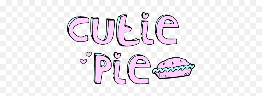 Tumblr Transparent Words - Cutie Pie Emoji,Transparent Pie