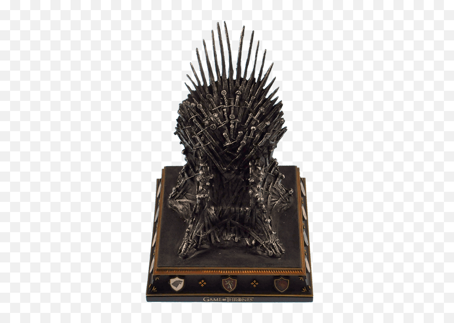 Noble Collection Iron Throne Bookend - Trono De Ferro Enfeite Emoji,Iron Throne Png