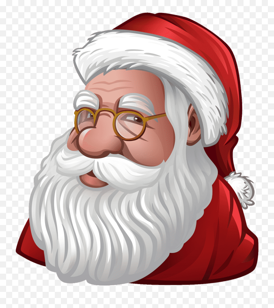 Free Cute Santa Face Clipart For Your - Santa Claus Emoji,Santa Face Clipart