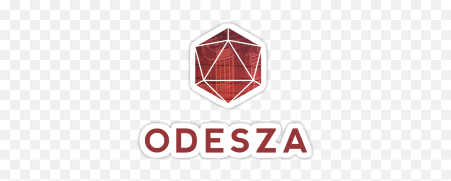 Odesza Logo Print - White Odesza Logo Emoji,Odesza Logo