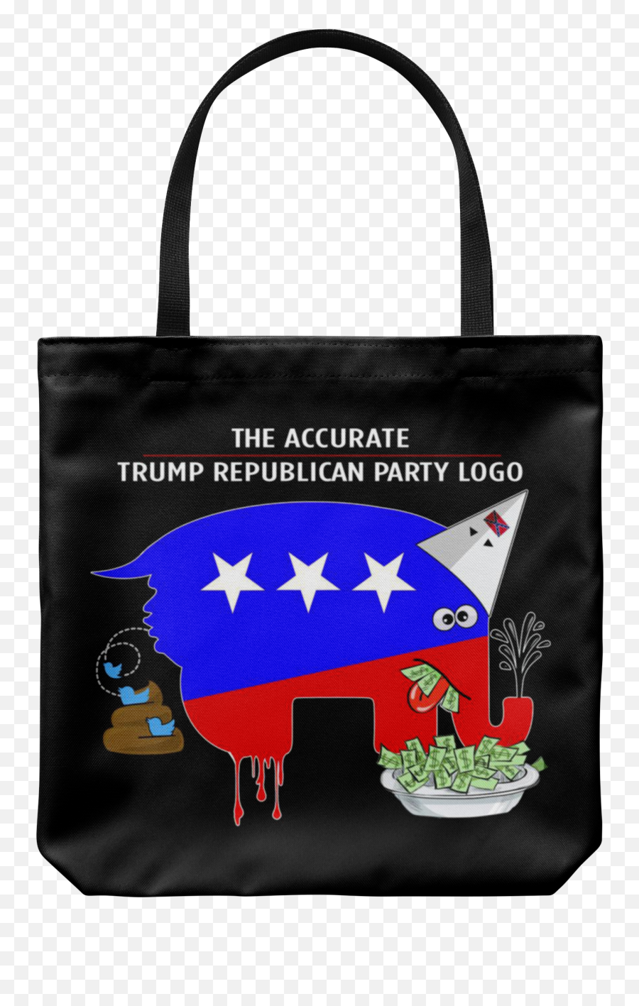 The Accurate Trump Republican Party Logo Tote Bag - Tote Bag Emoji,Republican Logo