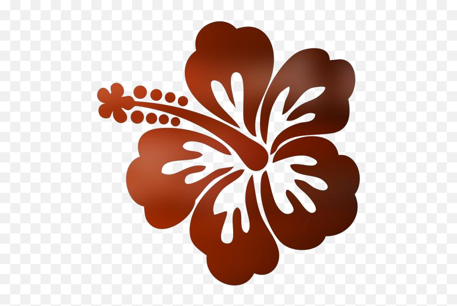 Hibiscus Png Clipart Pngimagespics - Hibiscus Flower Decal Emoji,Hibiscus Clipart