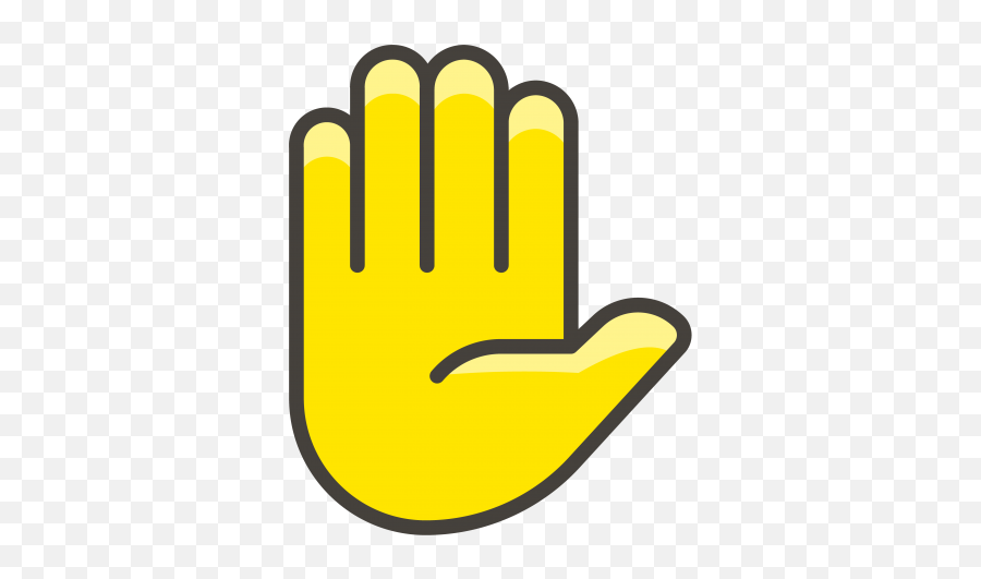 Raised Hand Emoji Clipart - Icon Raise Hand Png,Raised Hand Clipart