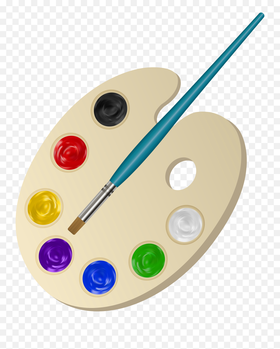 Paintbrush And Palette Png U0026 Free Paintbrush And Palettepng Emoji,Paintbrush Clipart
