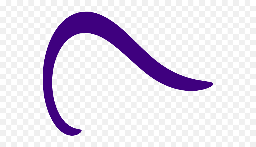 Curve Clip Art At Clker - Purple Curved Line Png Emoji,Curve Png