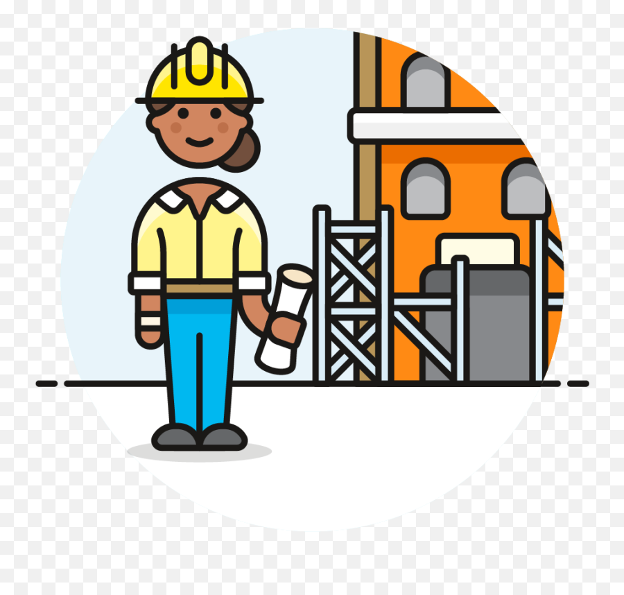 49 Constructing Site Foreman Female African American Emoji,African American Girl Clipart