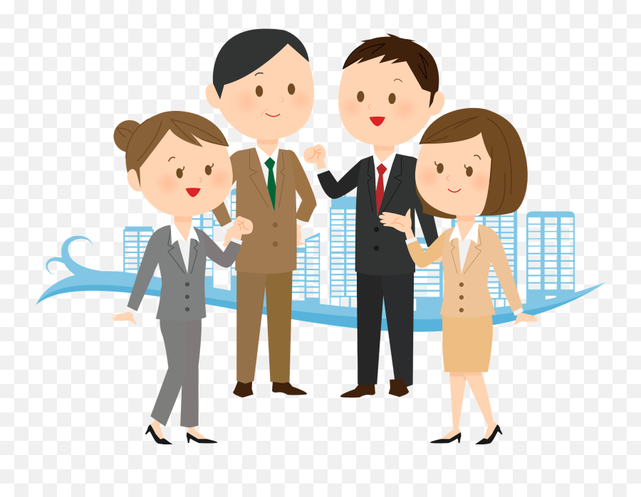 Business Persons Are Talking Clipart Free Download Emoji,Business Meeting Clipart