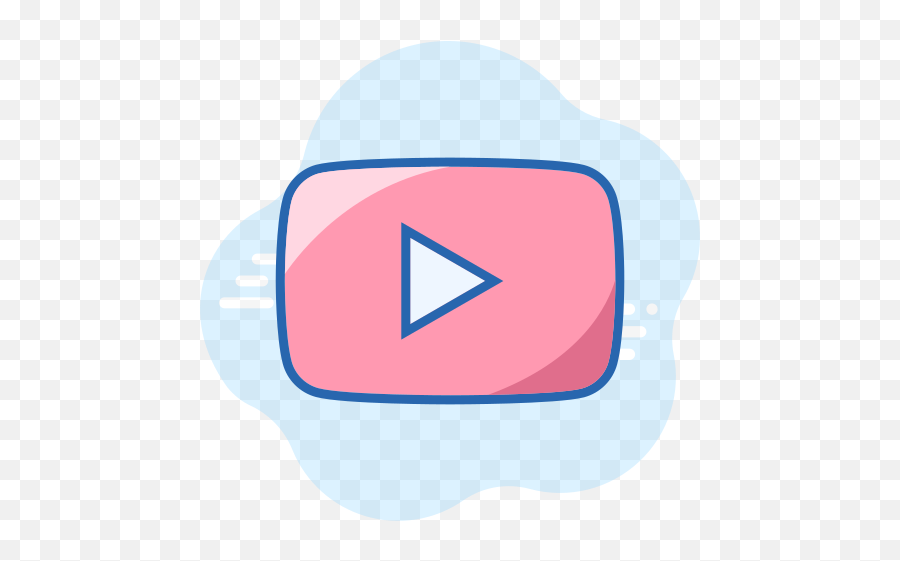 Youtube Video Multimedia Play Logo Free Icon Of Social Media Emoji,Youtube Play Logo