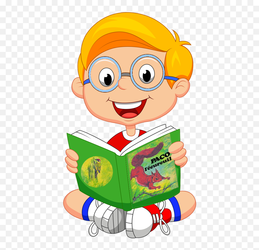 Children Png And Clipart - Cartoon Kid Reading Emoji,Read Clipart