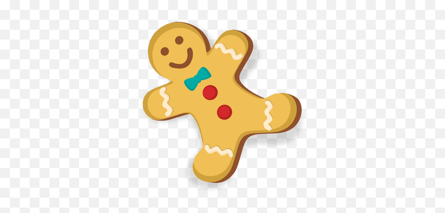 Happy Gingerbread Man Cookie - Transparent Png U0026 Svg Vector Gingerbread Man Cookies Png Transparent Emoji,Christmas Cookies Clipart