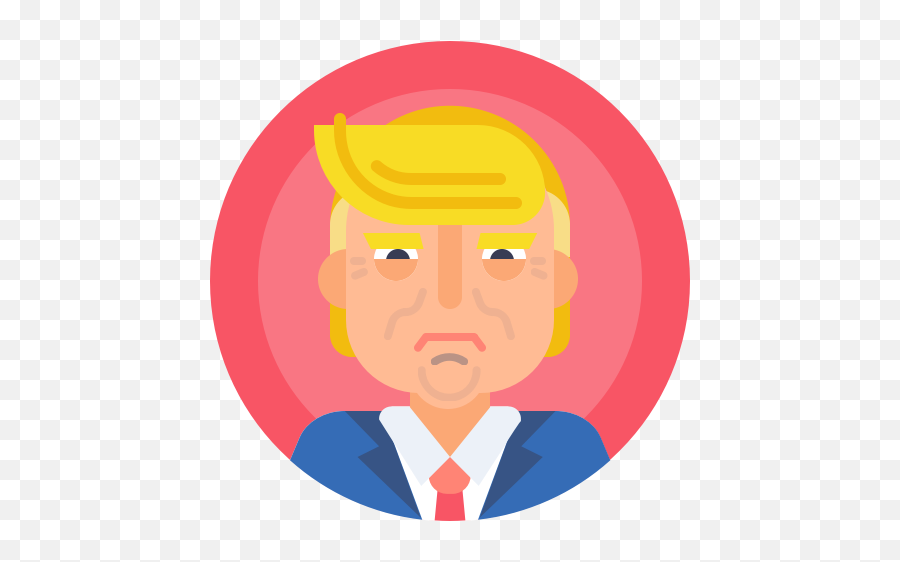 Avatar Male President Trump Donald Trump Icon - Free Donald Trump Icon Emoji,Trump Face Png