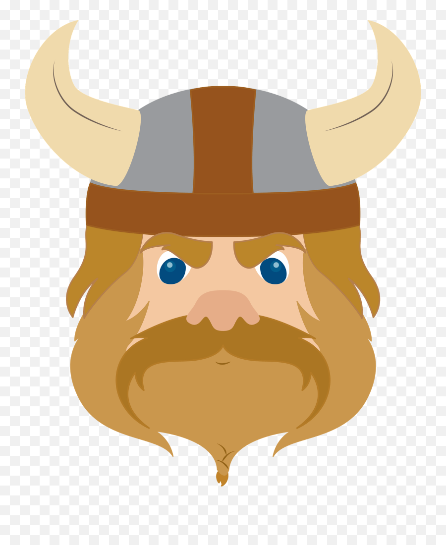 Viking Face Clipart - Fictional Character Emoji,Viking Clipart