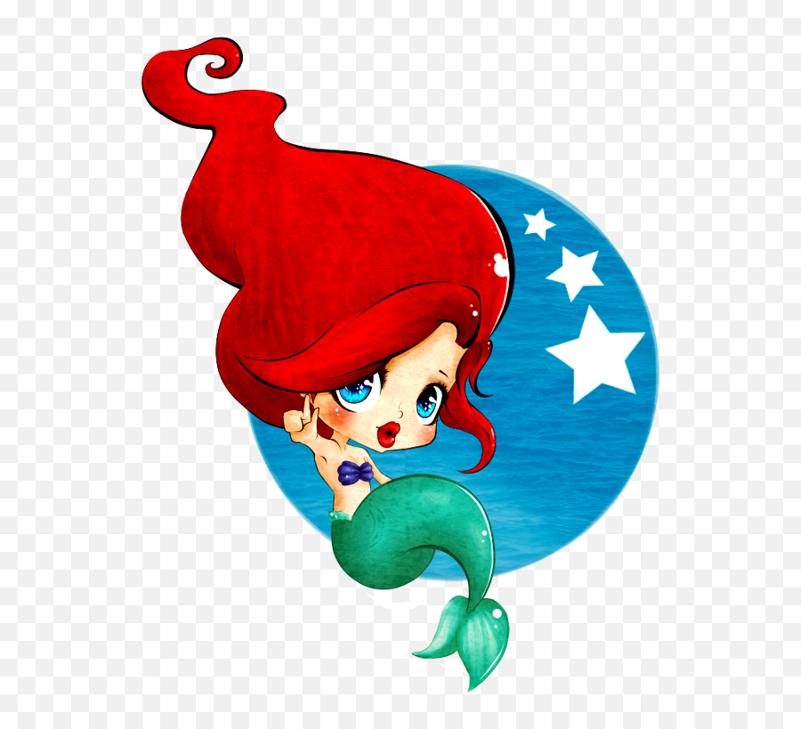 Little Mermaid - Baby Little Mermaid Emoji,Ariel Png