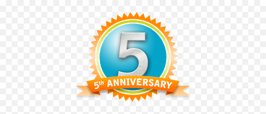 5 - 5 Year Long Service Award Emoji,Service Clipart