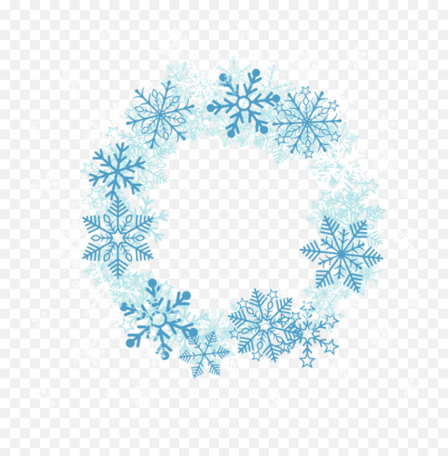 Free Png Snowflakes Decoration Transparent Png - Snowflakes Snowflakes Circle Png Emoji,Snowflakes Transparent