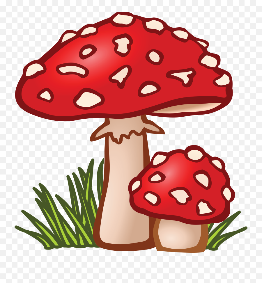 Free Clipart Of Mushrooms - Mushroom Clipart Emoji,Mushroom Clipart
