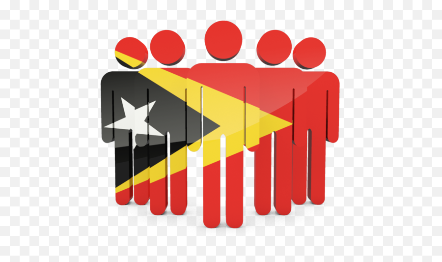 People Icon Illustration Of Flag Of East Timor - Hong Kong People Icon Emoji,People Icon Png