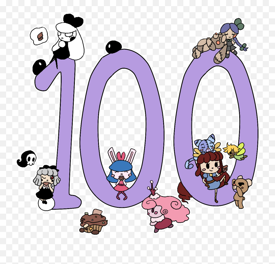 100 Followers Emoji,Tumblr Collage Png