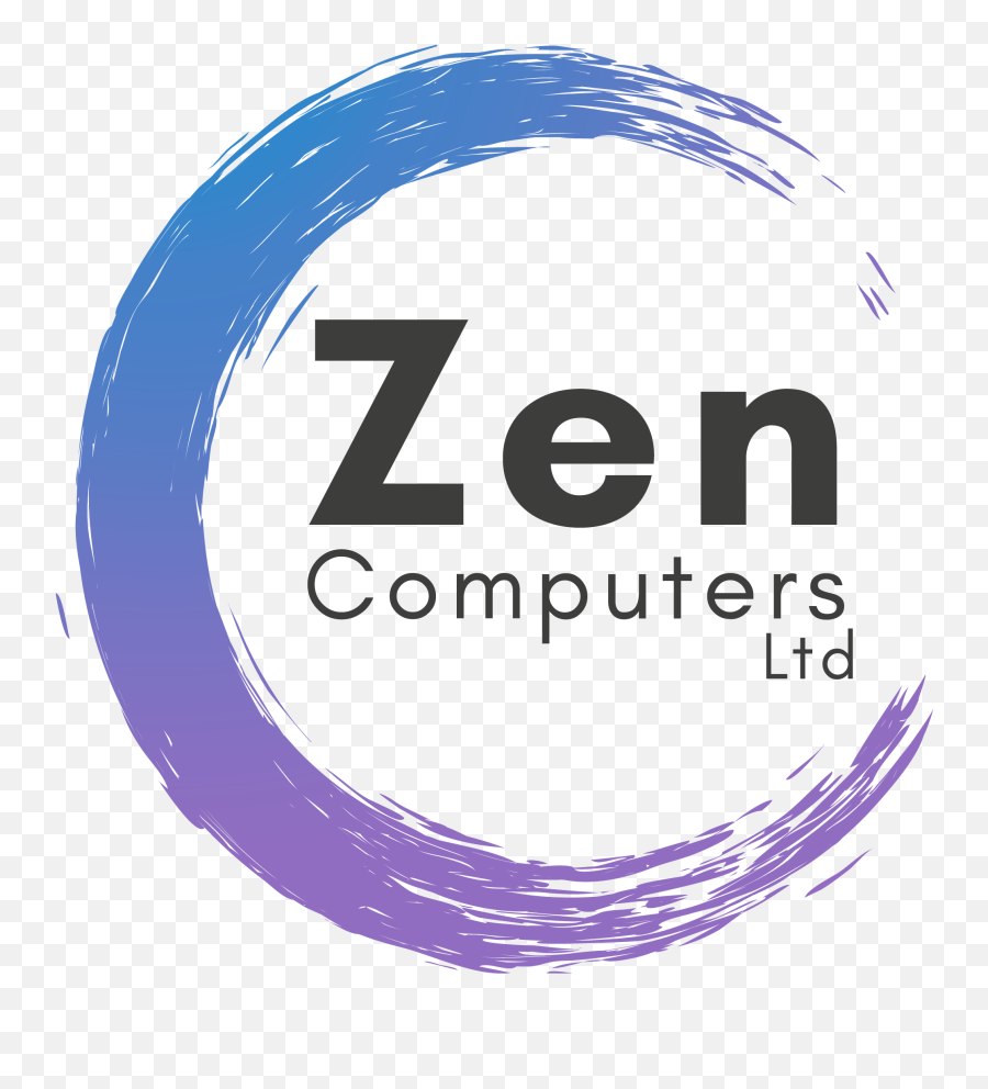 Zen Computer Shop Emoji,Computer Repairs Logo