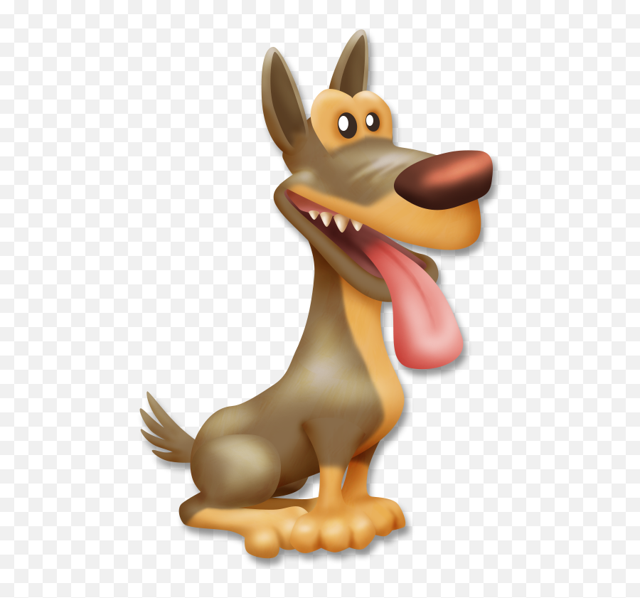 Pinscher Sitting - Cartoon Dog Sitting Png Clipart Full Emoji,Dog Nose Clipart