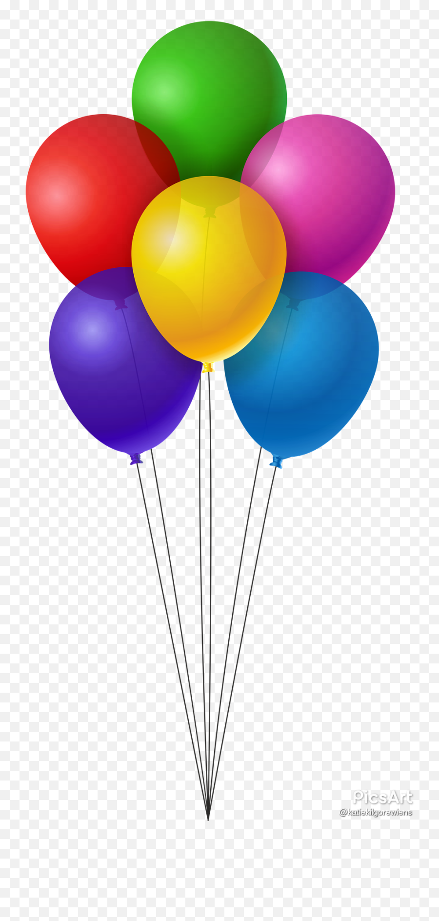 Pin By Hannaompu On Logo Happy Birthday Balloons Colorful - Balloon Birthday Png Emoji,Birthday Balloons Clipart