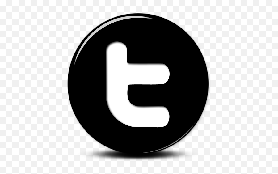 Black - 3dbuttontwittericonsocialmedialogos U2013 Fab News Solid Emoji,Social Media Logos