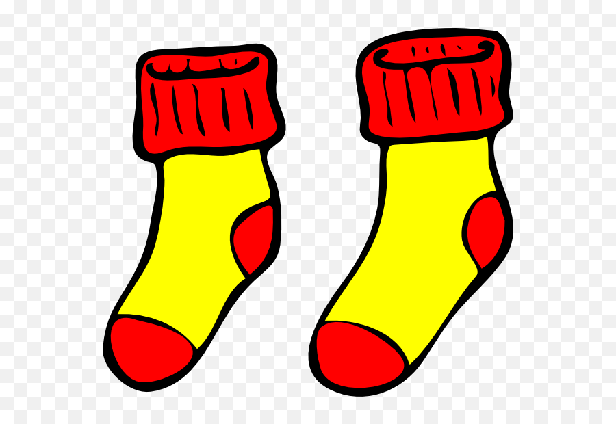 Clipart Socks Knee Sock Clipart Socks - Socks Clipart Emoji,Socks Clipart