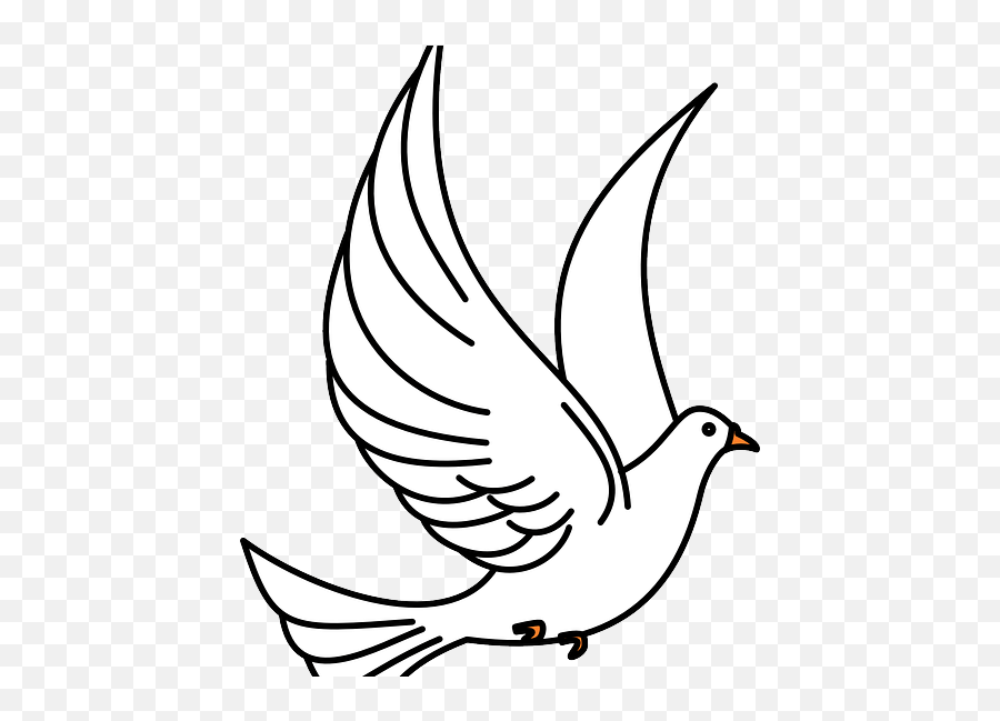 2018 Nobel Peace Prize Awarded To Denis - Flying Pigeon Clipart Png Emoji,Bird Clipart Black And White
