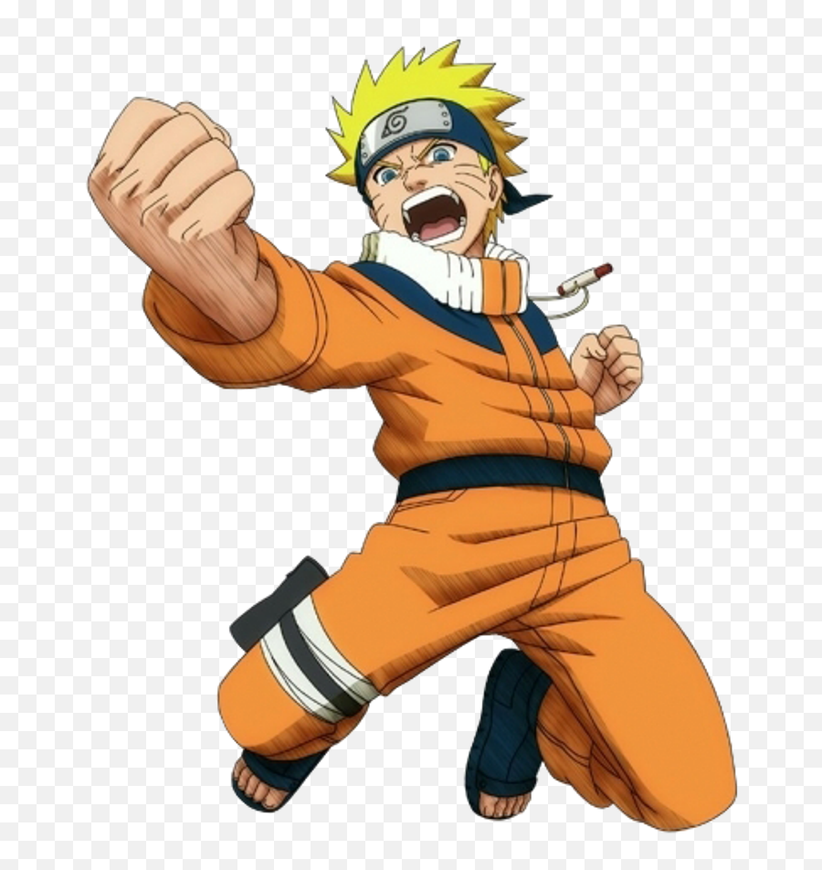 Naruto Showing Punch Emoji,Punch Png