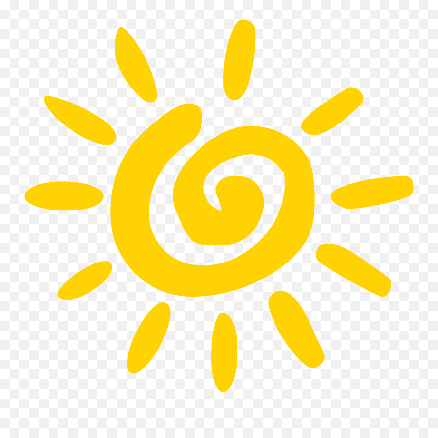 Cartoon Yellow Sun Clipart Free Image - Sun Clip Art Emoji,Sun Clipart