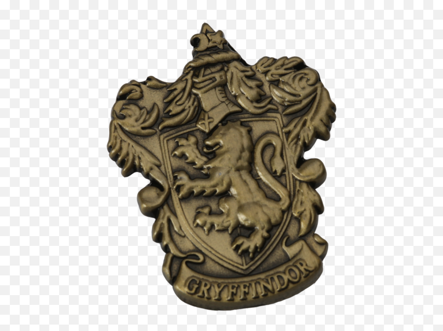 Harry Potter Hogwarts Crest Official - Gryffindor Pin Emoji,Hogwarts Crest Png