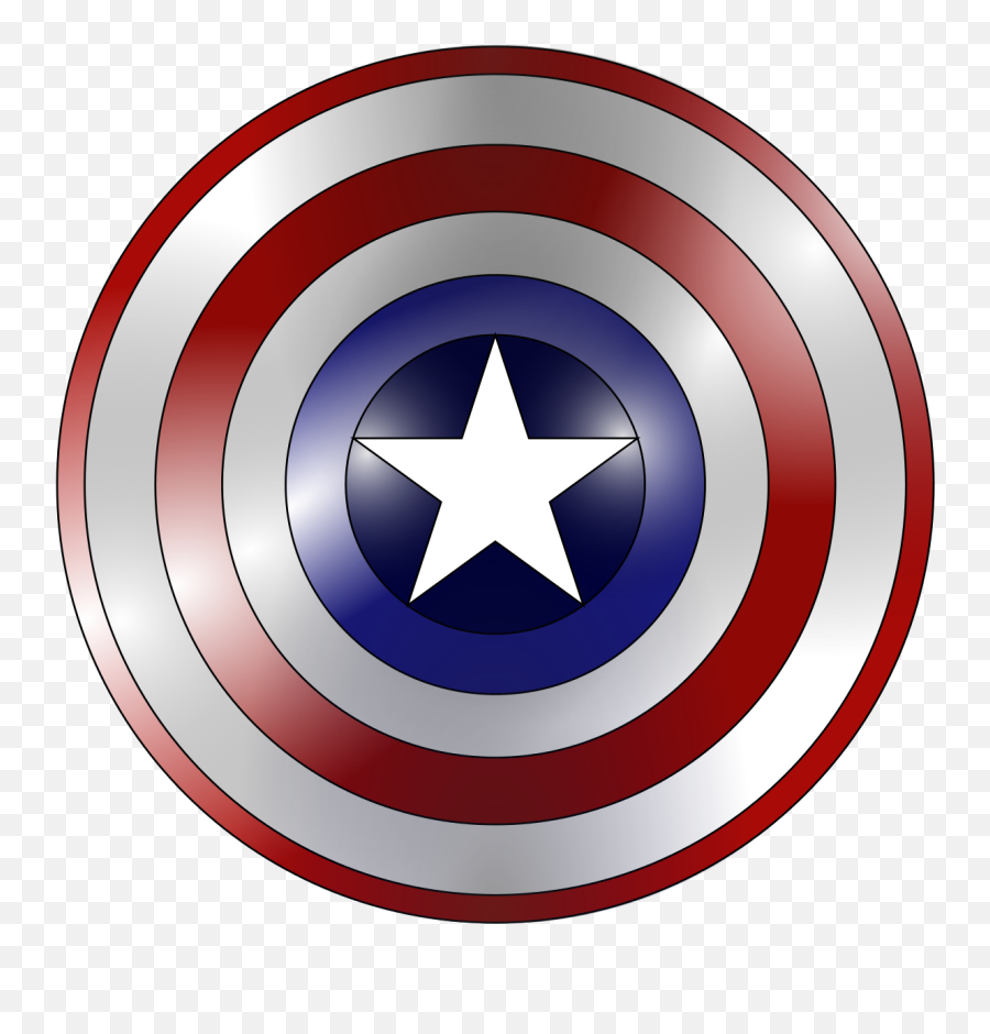 Captain America Shield 04 - National Naval Aviation Museum Emoji,Captain America Logo